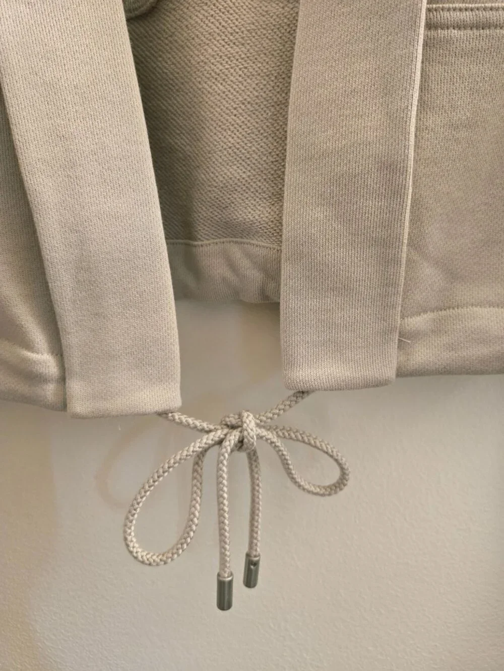 Kimono-Style Top & Skirt Set – Women's Size Large – Beige – 100% Cotton - NWT - Picture 9 of 10